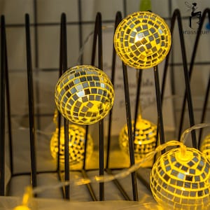 Globe String Lights Warm White Waterproof Bedroom Bulb Lights Aesthetic Patio Decor Cafe Bistro String Lights Wedding Party Decor