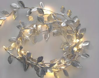 Guirlande lumineuse LED enfichable pour chambre à coucher Guirlandes lumineuses blanc chaud, décoration de chambre esthétique et confortable, décoration de fête de mariage, cadeau