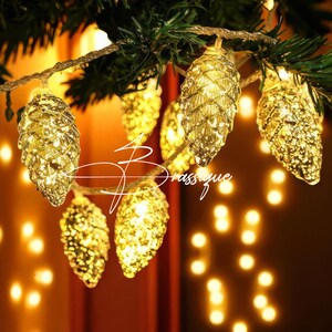 Christmas String Lights: LED Stars, Trees, Gift Boxes
