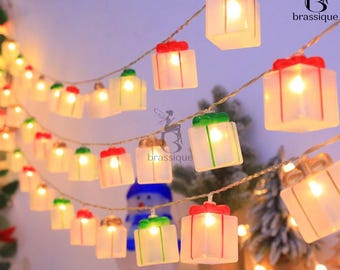 Guirnalda de luces LED, impermeables, decoración navideña, idea de regalo.