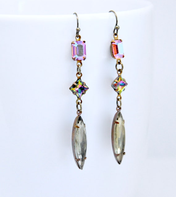 Circle Style Rainbow Mixed Gemstone & Diamond Earrings – Park City Jewelers