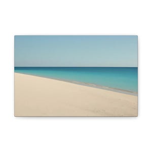 Coastal Canvas Art Print, Beach Wall Decor, Ocean Artwork, Summer Home Decoration, Beach House Gift