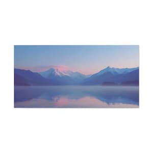 Serene Landscape Canvas Wall Art Tranquil Mountain Reflection Home Decor, Nature Artwork