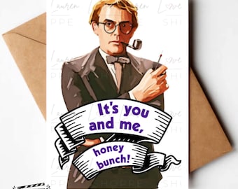 Clue Greeting Card - Honey Bunch