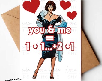 Clue Valentine's Day Greeting Card: Whodunit Comedy