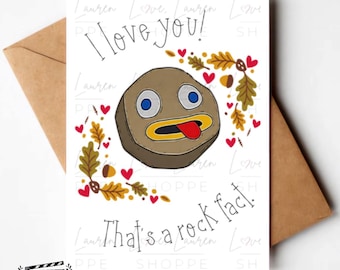 Over the Garden Wall Greeting Card - Rock Fact
