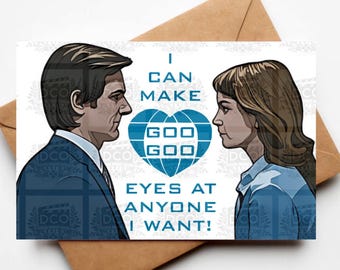 Severance Greeting Card - Goo Goo Eyes (Digital Download)