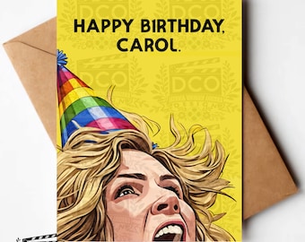 Pluribus Birthday Greeting Card - Happy Birthday, Carol