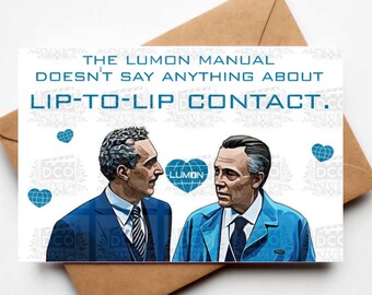 Severance Greeting Card - Lip to Lip Contact (Digital Download)
