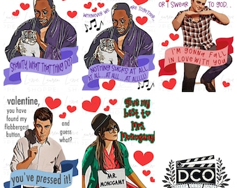 New Girl Valentine's Day Card - Collection