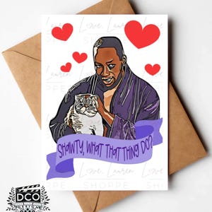 Tarjeta de felicitación de chica nueva - Shawty ¿Qué hace esa cosa?