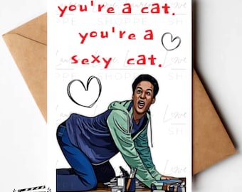 Community Greeting Card - Sexy Cat