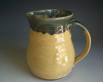 Pitcher Hand thrown handmade stoneware pottery    (P-1)