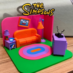 The Simpsons Living Room – Collectible Diorama