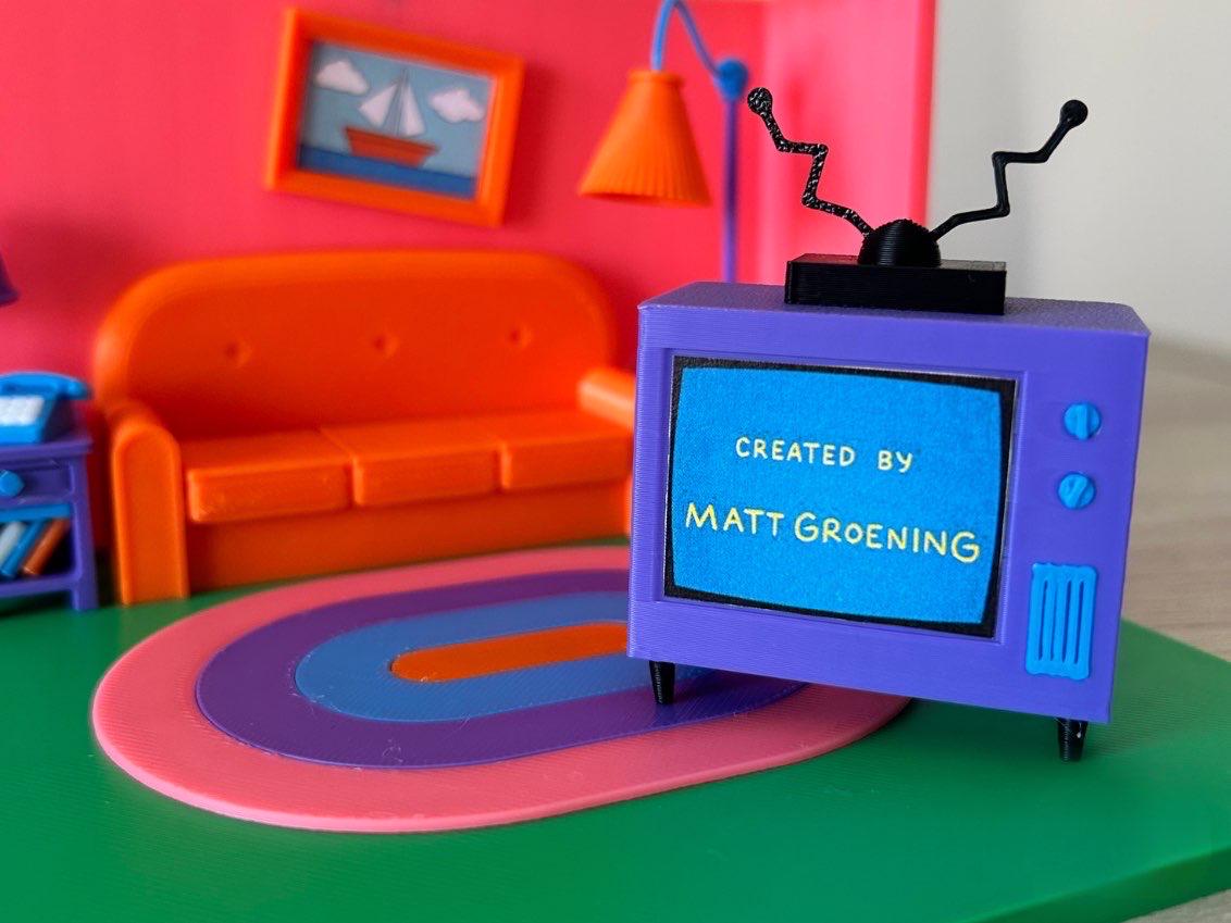 The Simpsons Living Room – Collectible Diorama - Etsy