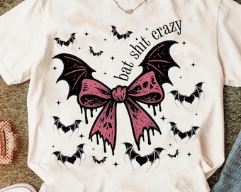Bat Coquette Bow PNG: Gothic Halloween Design (Digital Download)