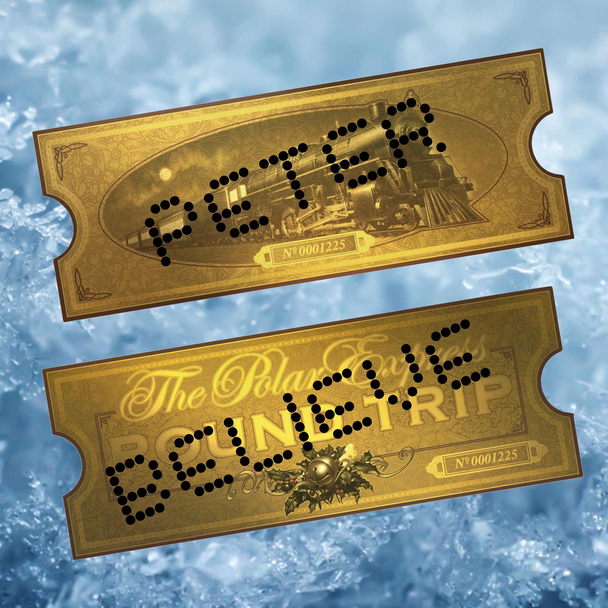 Personalised Polar Express Ticket - Etsy