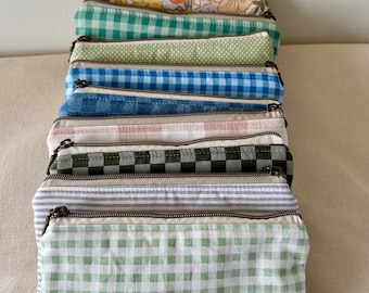 Estuche para lápices con cremallera / Estuche para gafas con cremallera / Estuche con cremallera para accesorios