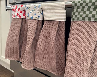 Hanging Oven Door Kitchen Towel: Handmade, Machine Washable