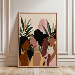 Strong Women Art Print: Feminist Empowerment Artwork (Digital Download)