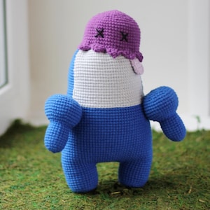 Морской узор крючком. Мягкая игрушка по шаблону Starcraft. Милый подарок для геймера