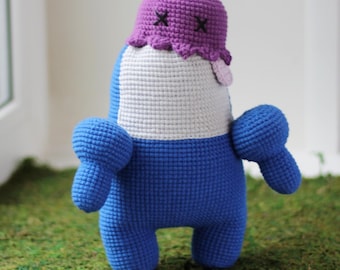 Морской узор крючком. Мягкая игрушка w grze Starcraft. Милый подарок для геймера