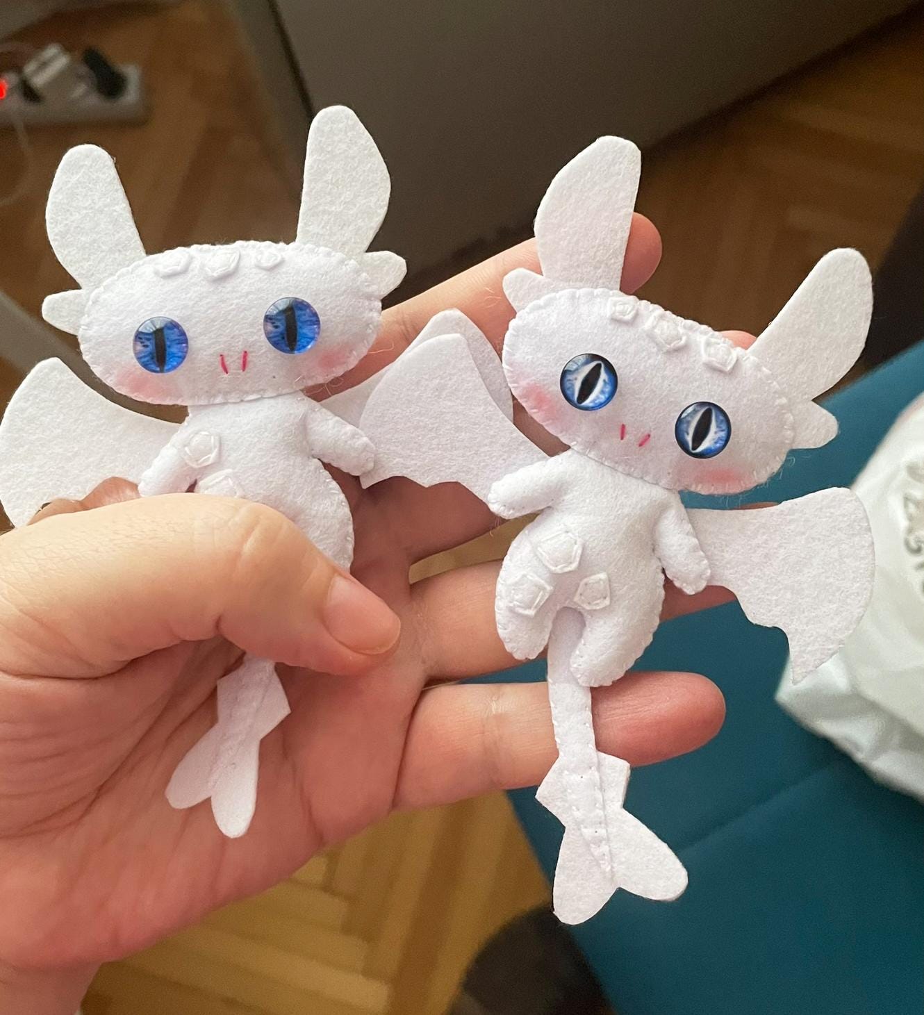 Black Dragon Toothless Sewing Pattern. Cute Keychain Soft Felt Plush - Etsy