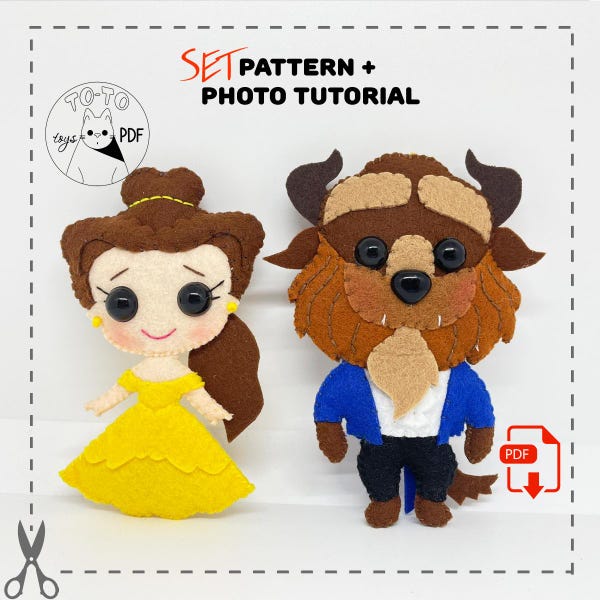 Felt Beast Pattern - Etsy