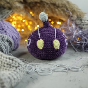 Electro slime video games crochet pattern. Fanmade plushies