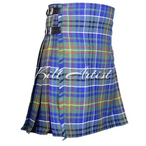 O'Sullivan Tartan 8 Yard Kilt | Premium Handgjord | Traditionell skotsk höglandsklänning för män | Traditionell skotsk höglandsklänning