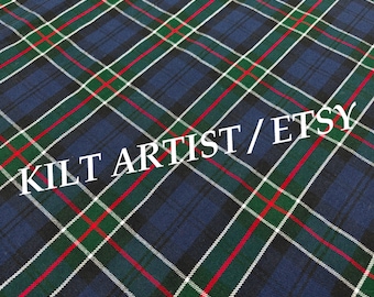 Premium Ferguson Modern Tartan Fabric - 16 Oz Scottish Acrylic Tartan - Running Yards - 54 Inches Width- Homespun Fabric - Machine Washable