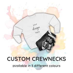 Sudadera unisex de cuello redondo personalizada/ropa acogedora personalizada, regalo perfecto para cualquier ocasión.