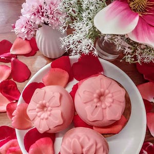 Berry Flower Soap Handmade