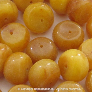 10 BEADS - Thick Small size Tibetan  resin bead  - BD536