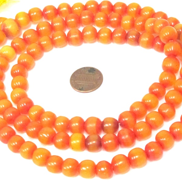 108 beads -  9 - 10 mm size  Light weight Tibetan resin mala beads with Guru bead supplies from Nepal - ML101A