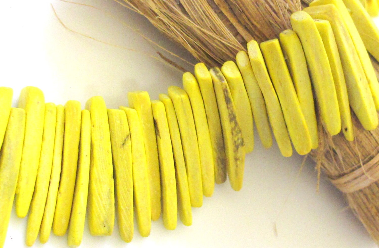 Natural coconut sticks 25 sticks NB002 Yellow Etsy