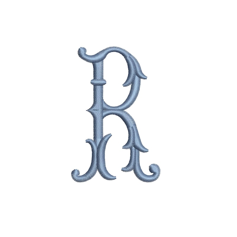 Letter R Monogram R Monogram - Etsy