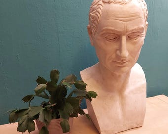 Julius Caesar-buste (groot 44 cm)