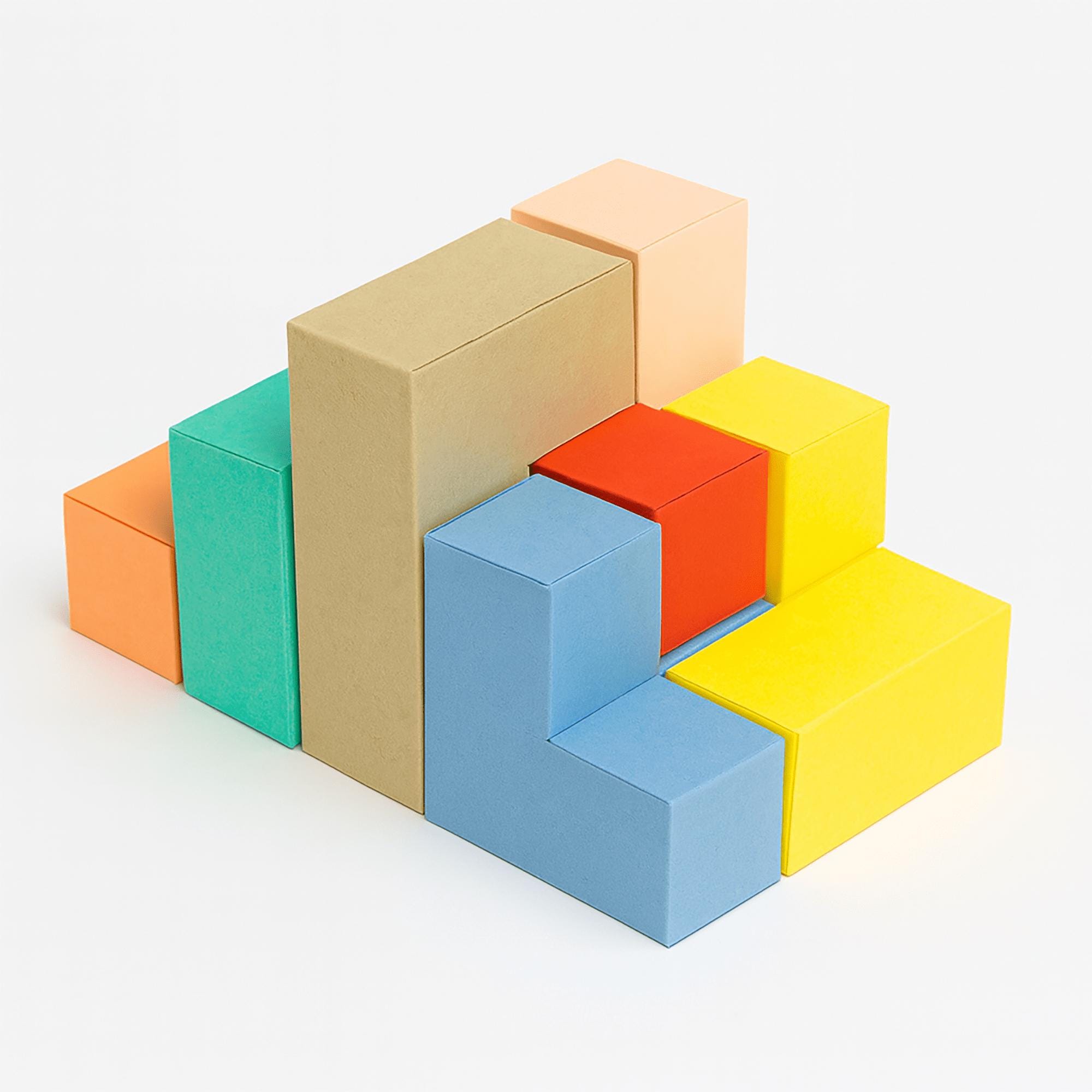 7-piece Polycube Puzzle Template | DIY Paper Craft Kit (PDF Download ...
