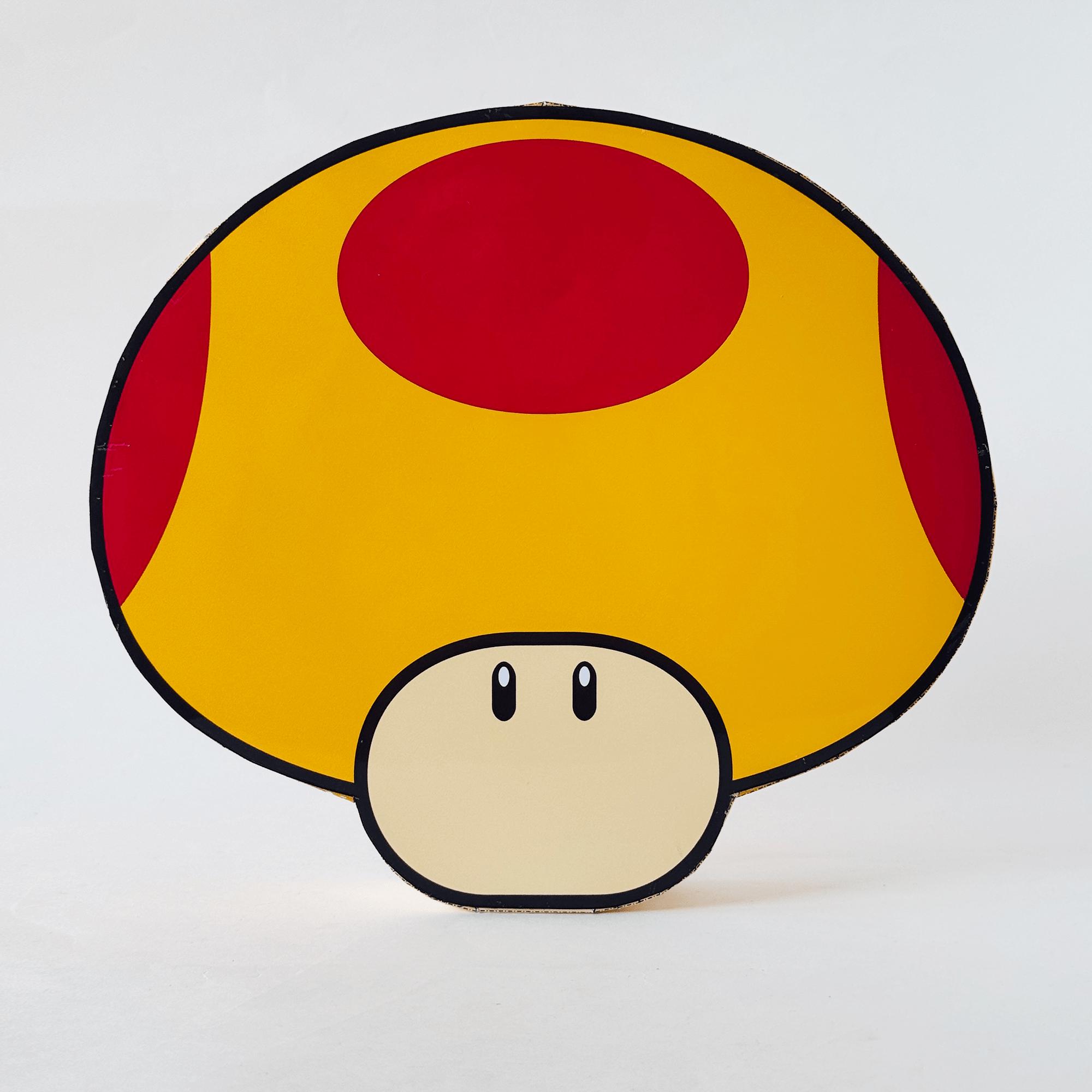 Mega Mushroom Papercraft Printable 3D Giant Mushroom Template DIY