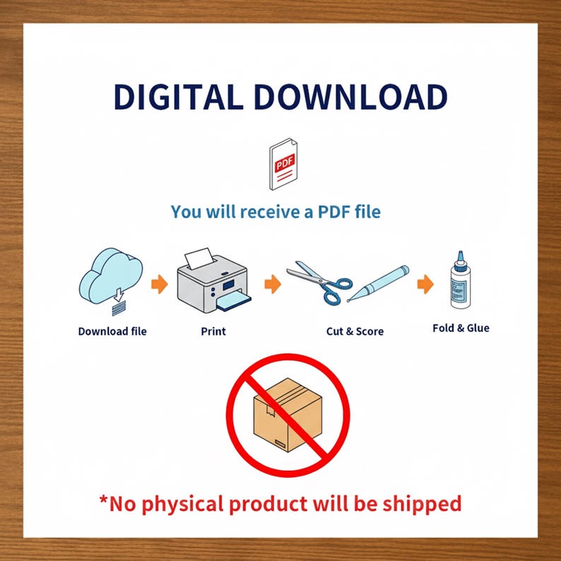 Emoji Papercraft Models, DIY Polygon Desk Decoration, Printable Emoticon Models, Digital Download image 11