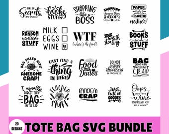 Tragetasche Zitate SVG-Bundle, Einkaufstasche zwar, Einkaufstasche svg, Einkaufstasche svg, lustige Tasche Png, Tragetasche Sprüche, sarkastisches svg, Tragetasche