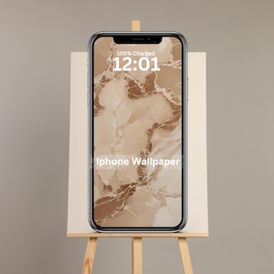 Marble Iphone wallpaper, Marble background wallpaper, Beige marble wallpaper, digital wallpaper, Digital Art, Marble background, Marble