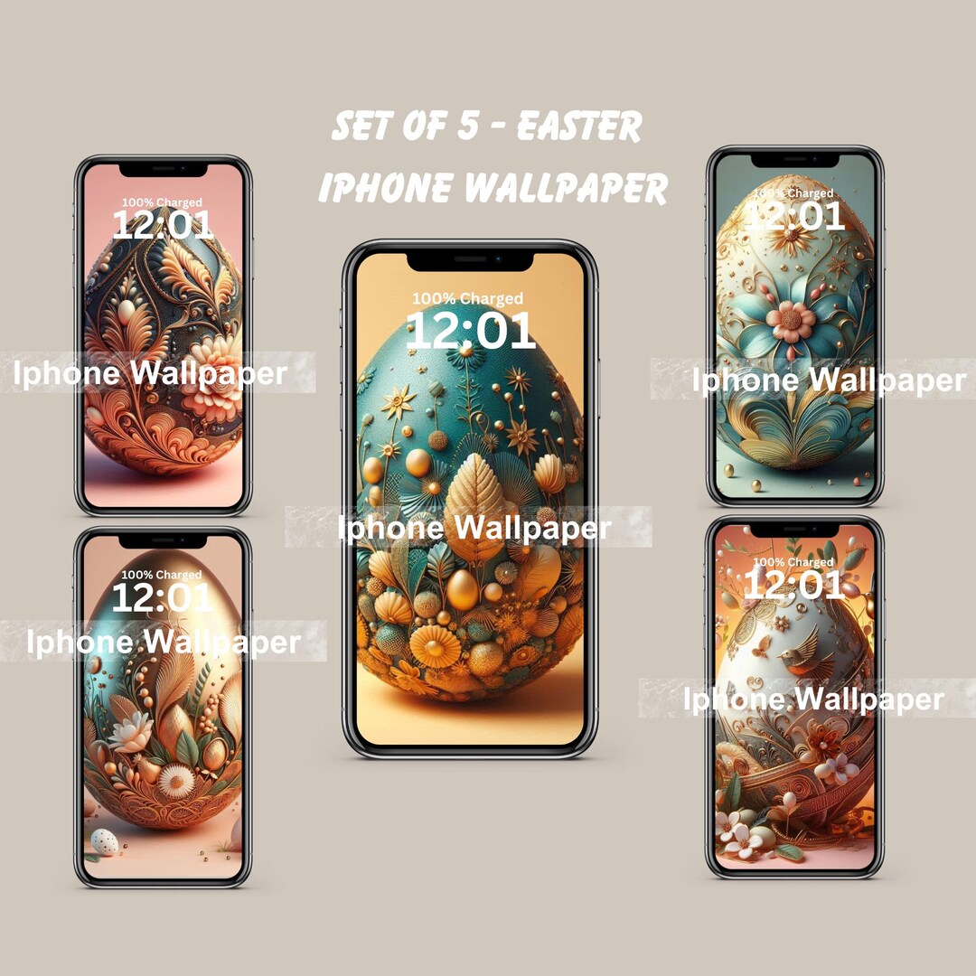 Easter Egg iPhone Wallpaper, Easter Wallpaper, Easter Digital