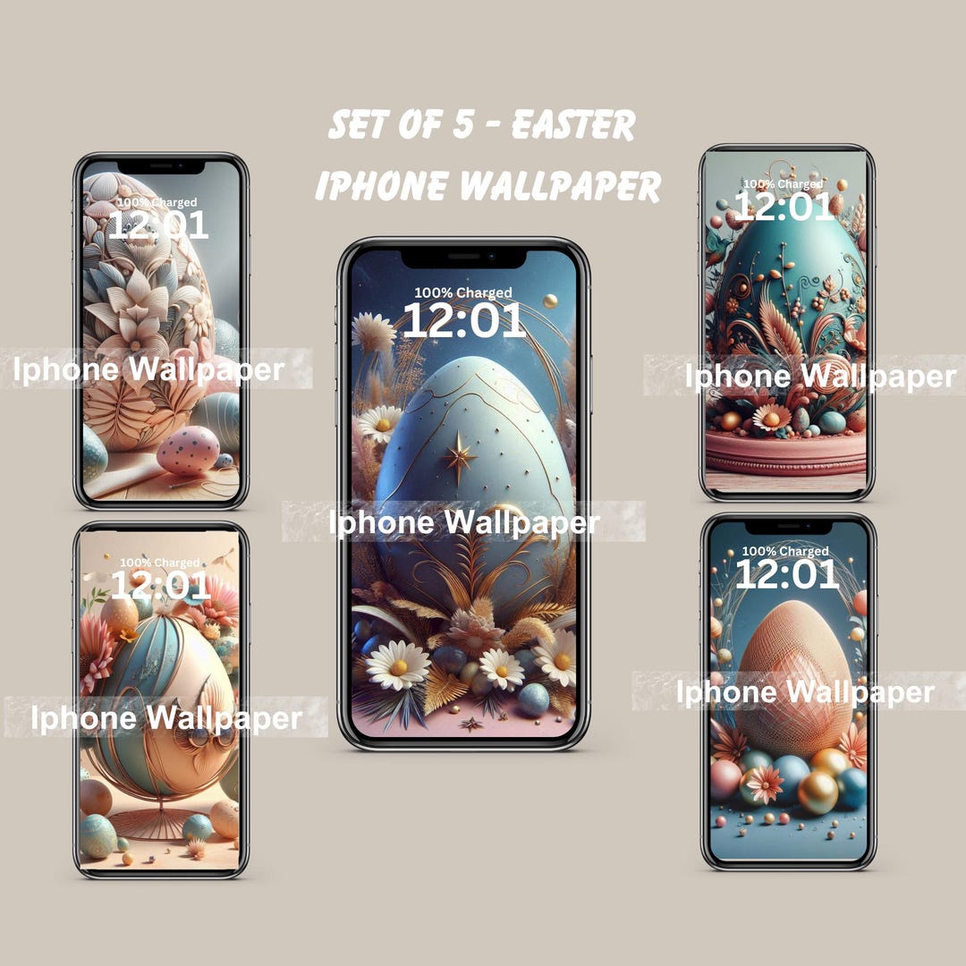 Easter Egg iPhone Wallpaper, Easter Wallpaper, Easter Digital