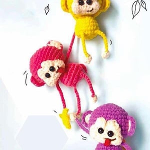 Little-Monkey-Keychain-PDF-Amigurumi-Pattern