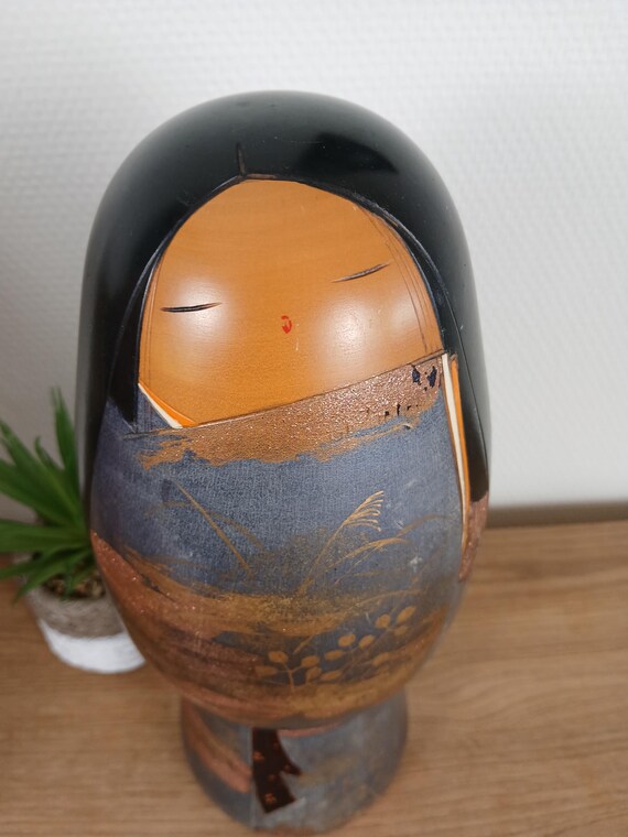 ヴィンテージ創作こけし 関口東亜 (1942-) 作 - 1993 年 - Etsy 日本