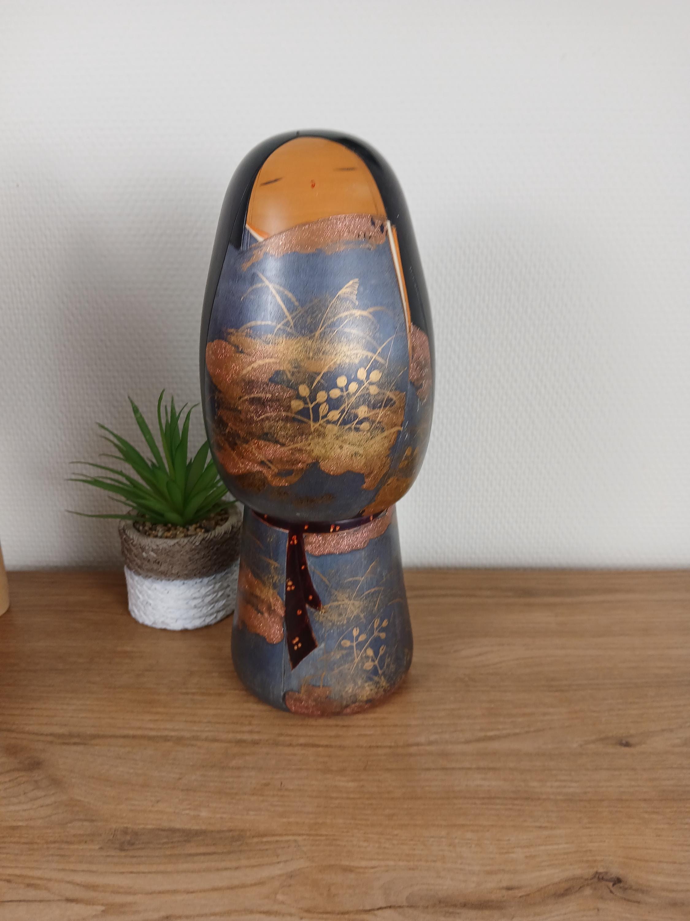 ヴィンテージ創作こけし 関口東亜 (1942-) 作 - 1993 年 - Etsy 日本