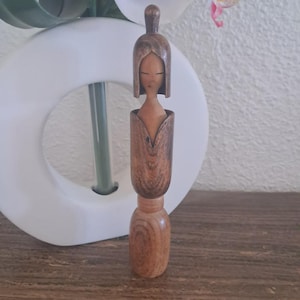 Seltener kreativer Vintage-Kokeshi von Shido Shozan (1932-1995)