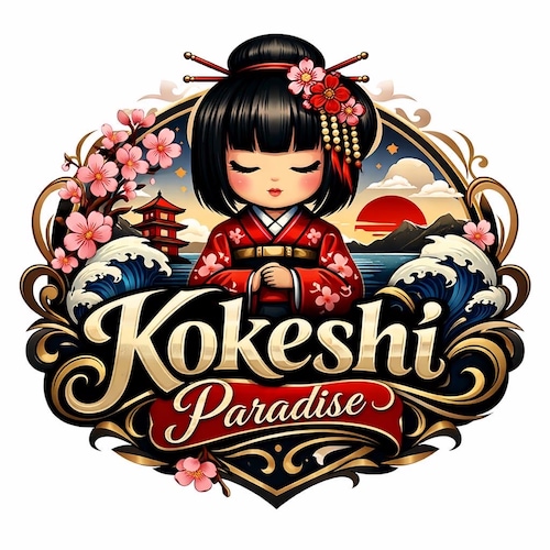 ヴィンテージ創作こけし 関口東亜 (1942-) 作 - 1993 年 - Etsy 日本